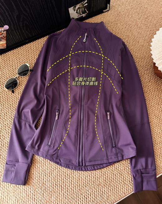 点此购买 Lululemon露露Define系列女士金标拉链运动夹克外套 md 343378 商品图11