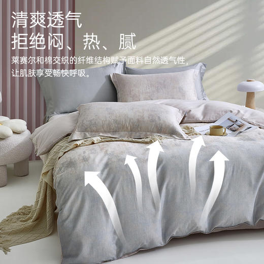 莱赛尔棉抗菌四件套(柏林之夜) 商品图2