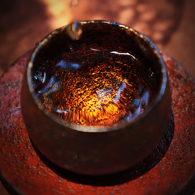 【鹿角银杯个人杯】鹿角霜银箔大漆