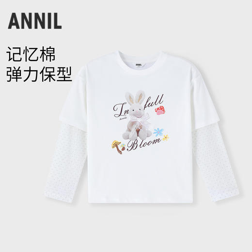【实体店同款】女童长袖上衣春季新款安奈儿童装AG611097 商品图0