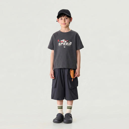 马克珍妮潮酷赛车男童凉感透气T2026年夏装新款560399 商品图3