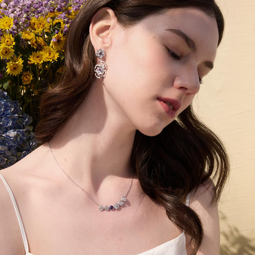 ARSIS 丨 繁绮系列 繁花风影微笑项链 商品图6