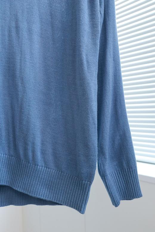 芯柔领叙|高智感翻领纽扣针织衫 商品图6