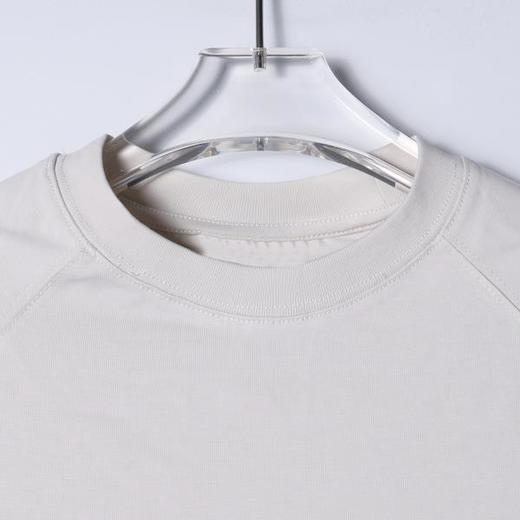 SDSA男装2026新款高贵轻奢美式撞色后背印花字母圆领短袖T恤百搭 商品图1