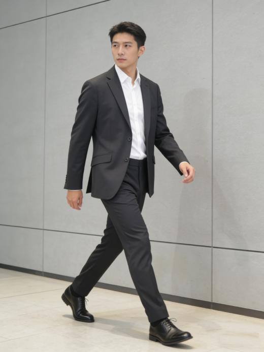 G2000男装SS26商场新款【BLACK】【可机洗/防静电/绵羊毛混纺】西裤61455062 商品图2