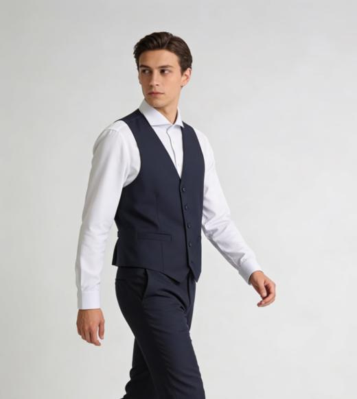 G2000男装SS26商场新款【凉感/多面弹/可机洗】背心马甲61113023 商品图0