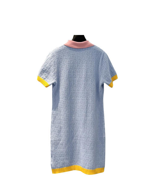 女款丝棉提花针织连衣裙la011 商品图1