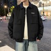 F032535美式复古工装宽松潮男拼接美式夹克翻领外套 商品缩略图5