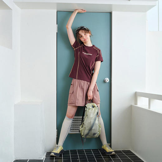 714street女版骑行印花短袖T恤 商品图3