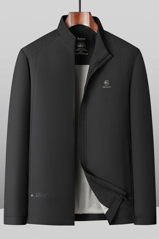 【DPS】大依优型大码男装春季立领夹克外套商务休闲百搭长袖上衣外套 商品图5