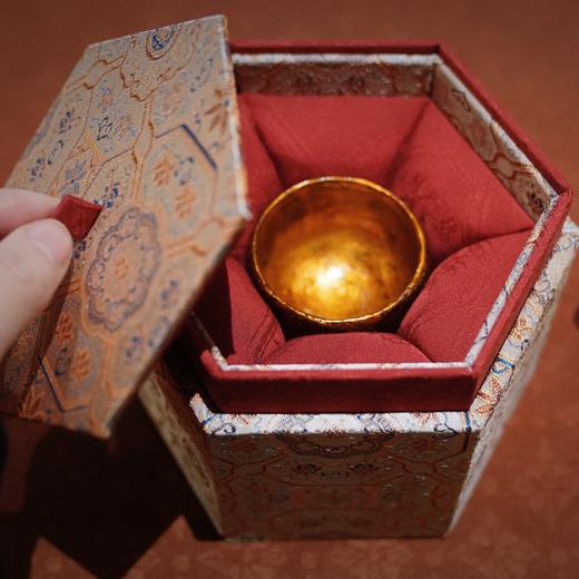 【鹿角金杯大漆主人杯】金箔鹿角霜收藏级非遗手作 商品图3