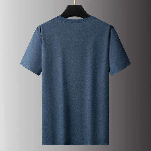 【DPS】大依优型大码男装夏季冰丝圆领短袖T恤运动休闲上衣半袖男士 商品图3