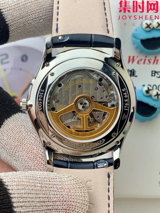 GF积家大师系列1378480"小丑" Master Ultra Thin Réserve de Marche超薄大师动显日历 938一体机 男士腕表 商品图3