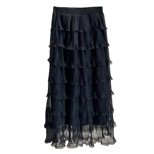 春夏温柔风网纱层层蛋糕裙 2026新款气质显瘦中长蓬蓬仙女半身裙 甜美风蛋糕裙 商品图1