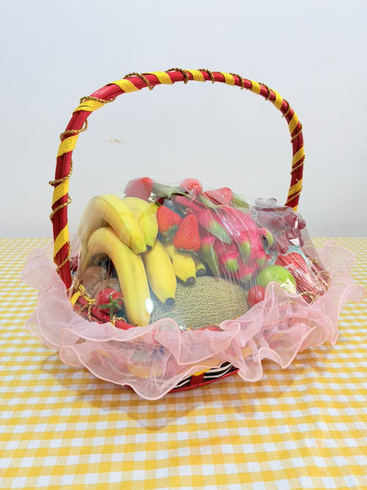 精美藤编水果果篮 商品图0