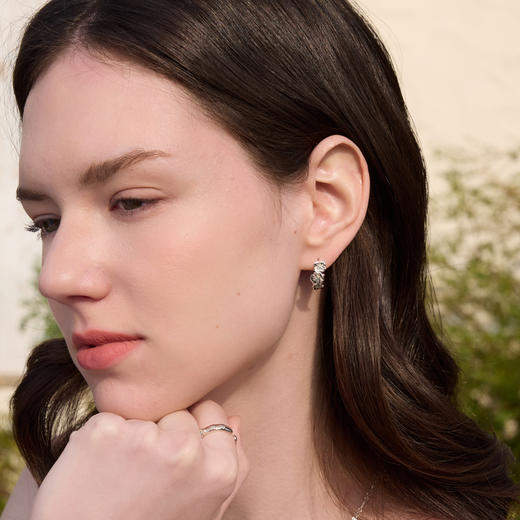 ARSIS 丨 繁绮系列 繁花小耳圈 商品图1