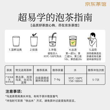 八马茶业乌龙茶 私享潮州单枞蜜兰香一级160g盒装茶叶自己喝 [送试茶] /水饮冲调 /茗茶 /乌龙茶 商品图4