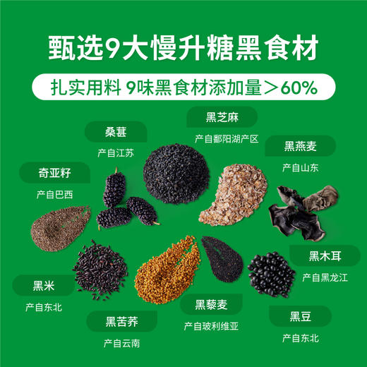 慢教授 | 慢糖DHA藻油黑芝麻核桃粉 商品图3