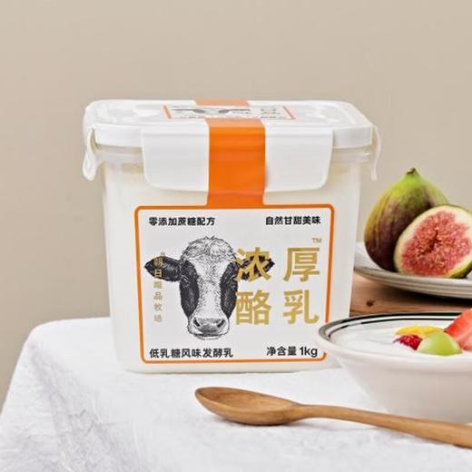 唯品低乳糖风味发酵乳1kg/桶 商品图2