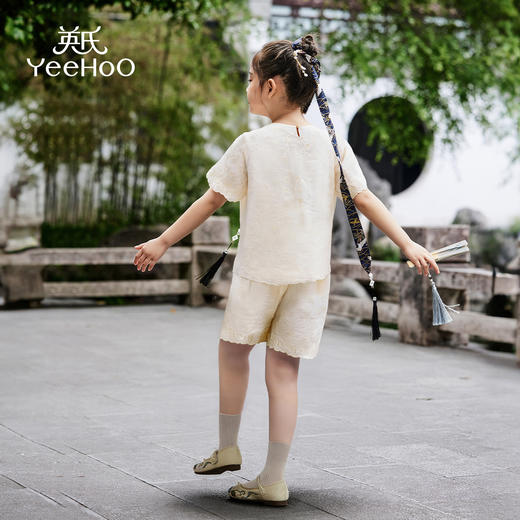 【英氏】【新中式套装】【110-170】女童夏季汉服套装 商品图7