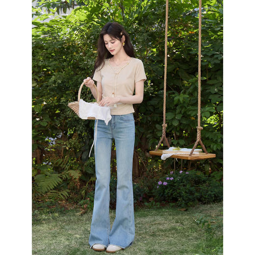 鹿向南【0328/20:00新品前一小时7折】黄色T恤 商品图3