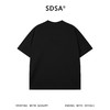 SDSA男装2026新款高贵轻奢简约纯色半纽扣设计短袖T恤百搭休闲潮 商品缩略图1