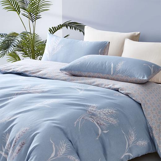 LOVO乐蜗麦穗歌谣全棉简约风斜纹四件套 商品图1