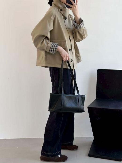 禾家巴恩风翻领风衣 商品图7