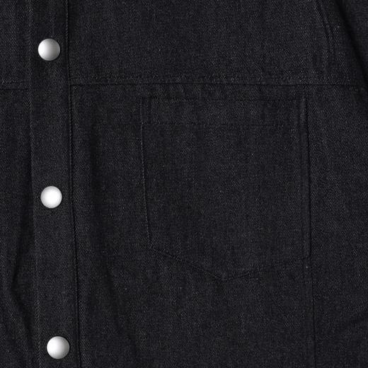 SDSA男装2026新款高贵轻奢潮牌撞色领双口袋牛仔短袖衬衫百搭时尚 商品图2