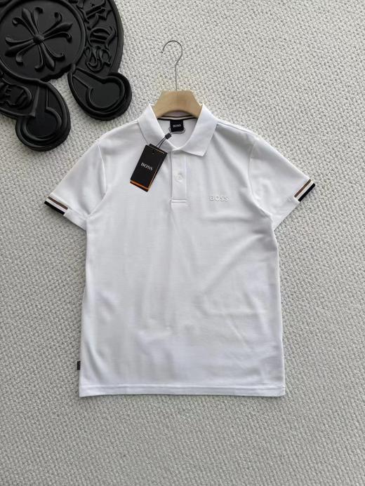 F032549新款男士舒适吸汗透气撞色休闲日常短袖Polo衫 商品图5