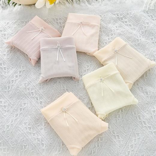 JHNY-6329#  【1条】低腰冰丝裸感轻薄舒适亲肤女士内裤10A纯棉抗菌底裆 商品图1