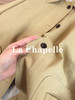 专柜实拍【高智风衣】拉夏贝尔/La Chapelle极简翻领排扣下摆抽绳设计纯棉休闲上衣宽松外套 商品缩略图9