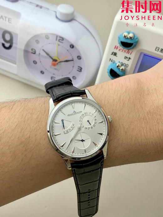 GF积家大师系列1378420"小丑" Master Ultra Thin Réserve de Marche超薄大师动显日历 938一体机 男士腕表 商品图5