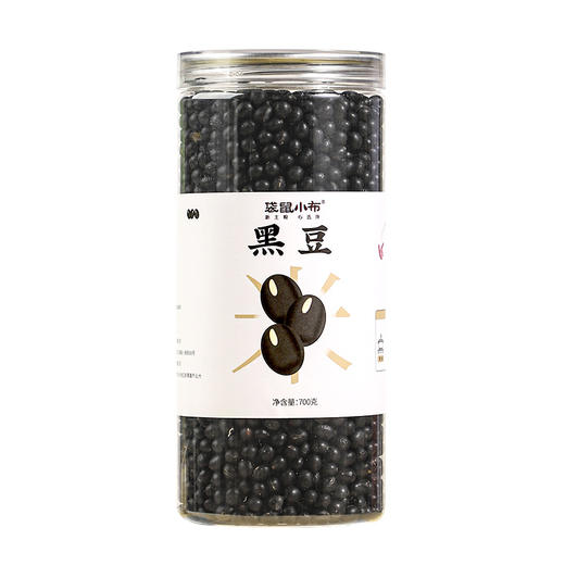 袋鼠小布绿心黑豆一级精选农家自产非转基因五谷杂粮黑豆 700g/罐 商品图5