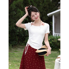 鹿向南【0328/20:00新品前一小时7折】白色T恤