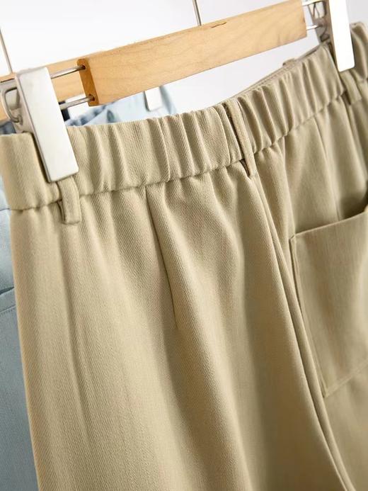 F032577天丝莫代尔棉柔软高腰显瘦牛仔裤后松紧腰阔腿香蕉裤 商品图8