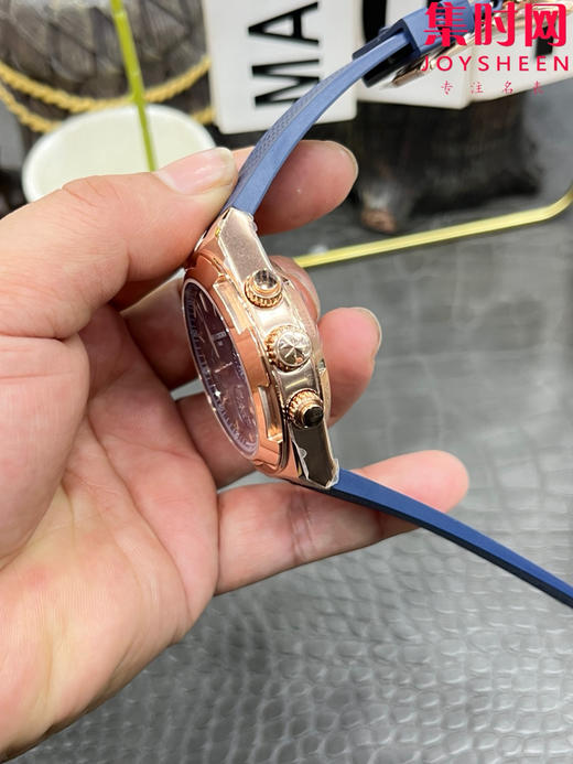 江诗丹顿 Overseas 8F纵横四海计时系列5500V 5520V 男士腕表 表径42.5mm 升级版V3版 搭载7750改Cal.5200自动上链机械机芯 商品图5