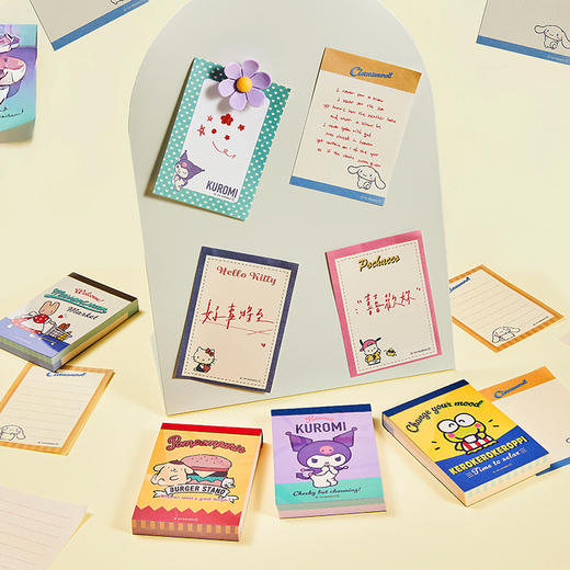 卡通复古小便签本迷你便签纸 商品图2