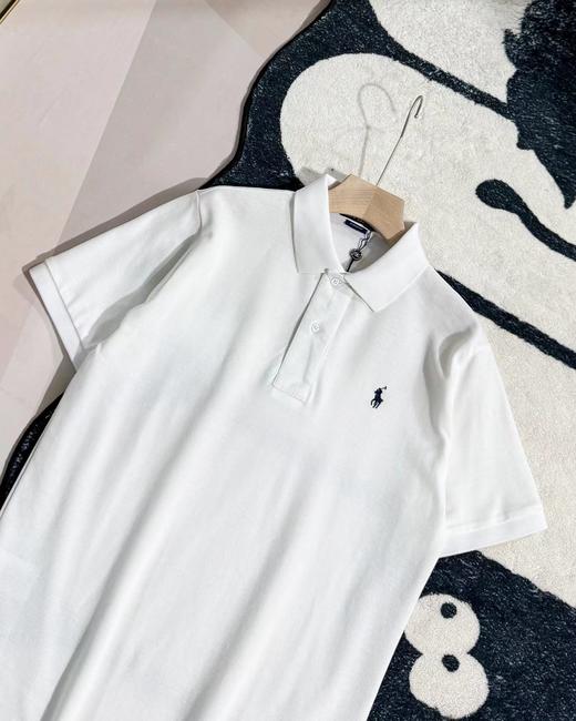 F032524小马刺绣休闲修身商务翻领情侣款短袖半袖T恤 商品图8