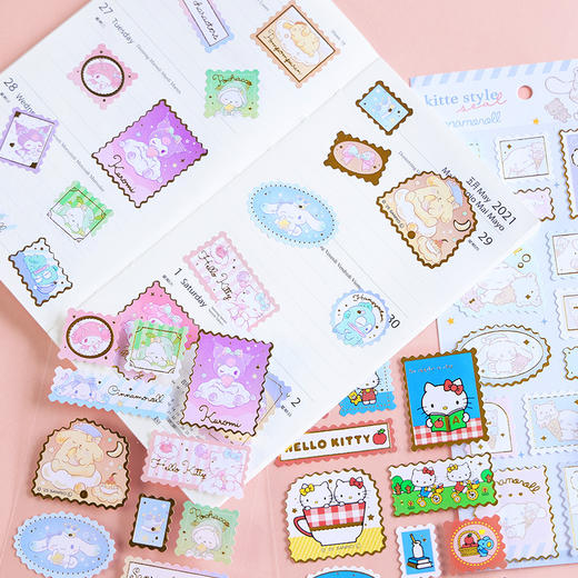 卡通凯蒂酱烫金邮票贴 商品图3