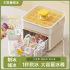 【送冰铲❗️19.9任选🔥储冰桶套装】甄选食品级材质，1秒脱模 翻转按压 取冰轻松！按压冰格手提冰块模具制冰盒冻冰球磨具大容量储冰家用 商品缩略图0