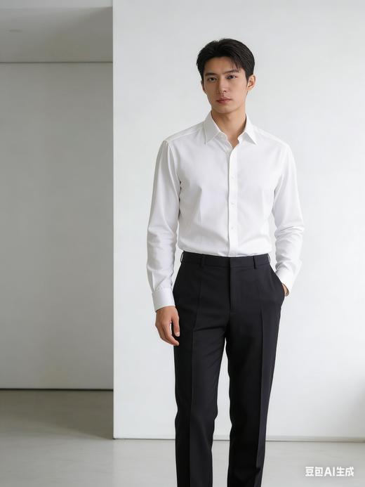 G2000男装SS26商场新款【免烫防皱/100%棉】商务通勤衬衫61121352 商品图0