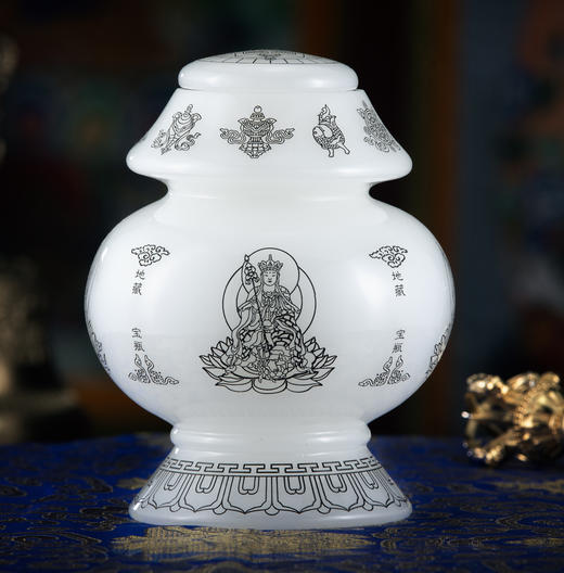 琉璃玉瓶家居摆件 商品图0