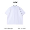 SDSA男装2026新款高贵轻奢美式简约格纹领结飘带短袖T恤百搭休闲 商品缩略图4