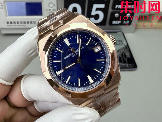 VC江诗丹顿8F纵横四海系列4500V 玫金蓝 男士腕表 商品图1