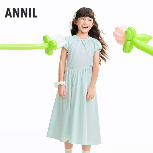 女童短袖连衣裙夏季新款安奈儿童装EG623543 商品图2