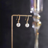 子佩集【月华轨迹】银S925珍珠惜王妃耳环【E4378】10mm珠双色单珠蛇纹2601 商品缩略图3