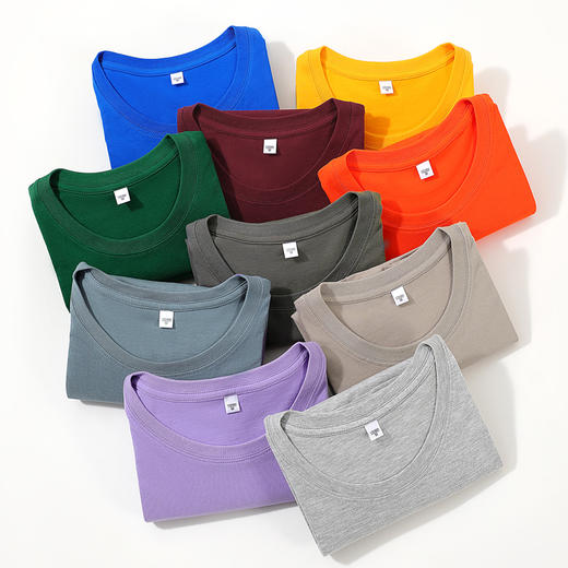 【69元任选三件！选3件加入购物车，再一起结算就好啦，单拍不发】男女同款 纯棉短T 200g棉 舒适透气 遮肉显瘦 商品图2