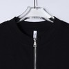 26T231SDSA男装2026新款高贵轻奢极简风纯色拉链开衫短袖T恤百搭宽松潮 商品缩略图3