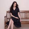 奢姿大码女装2026夏季减龄绑带设计碎花裙子胖妹妹时尚V领连衣裙9962854672 商品缩略图1